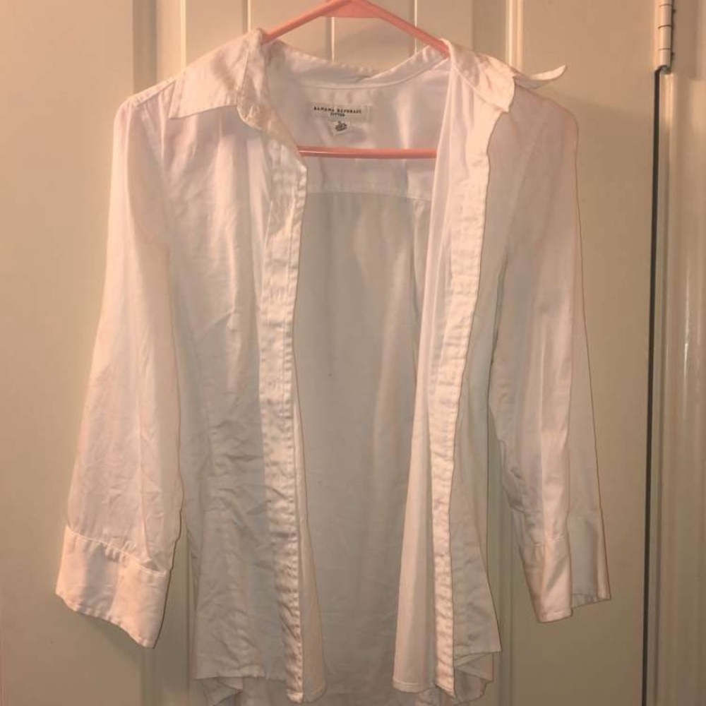 Banana republic White button up